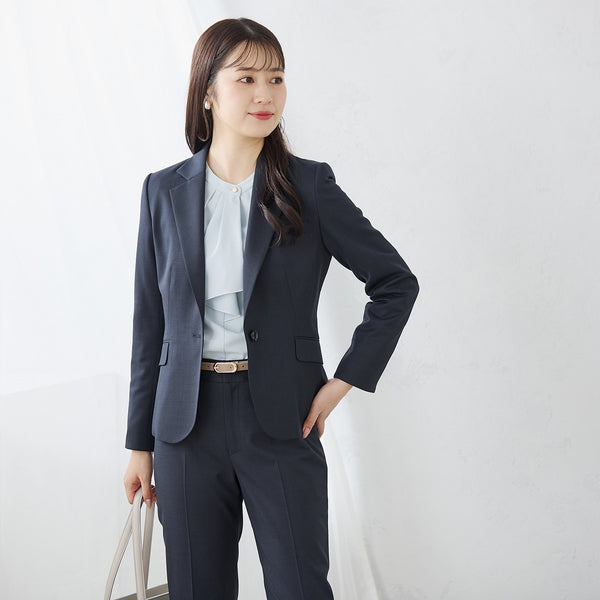 Long Jacket in Wool Double-Face