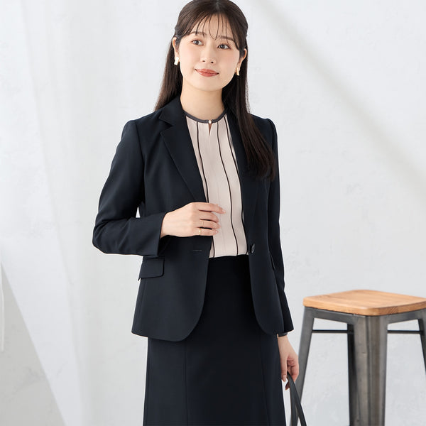 Washable Tailored Jacket - Navy [A02_G252L572] | AOKI GLOBAL