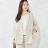 TEXBRID Double Breasted Jacket - Beige_01