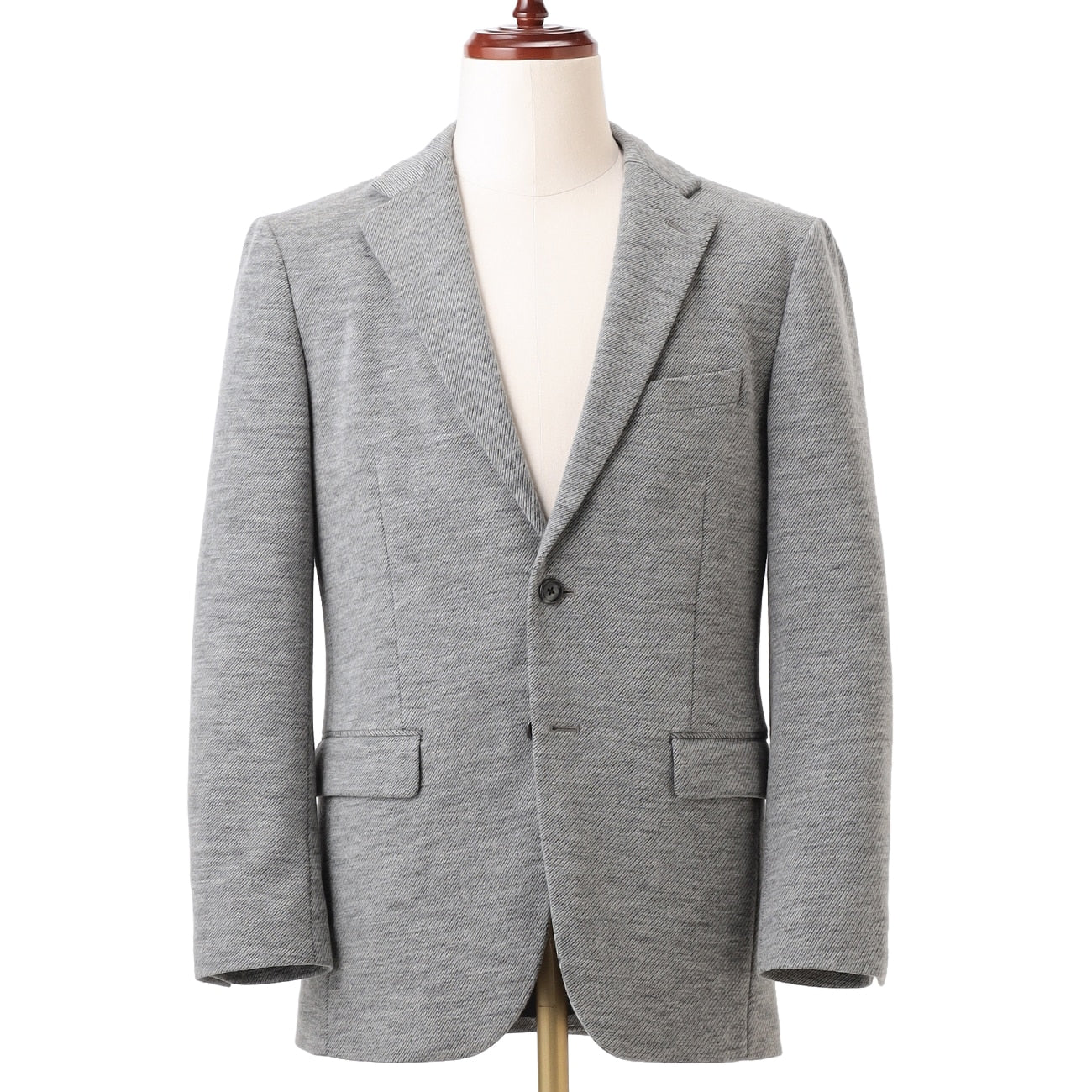 Bishu Japanese Wool混纺 针织外套 - Light灰