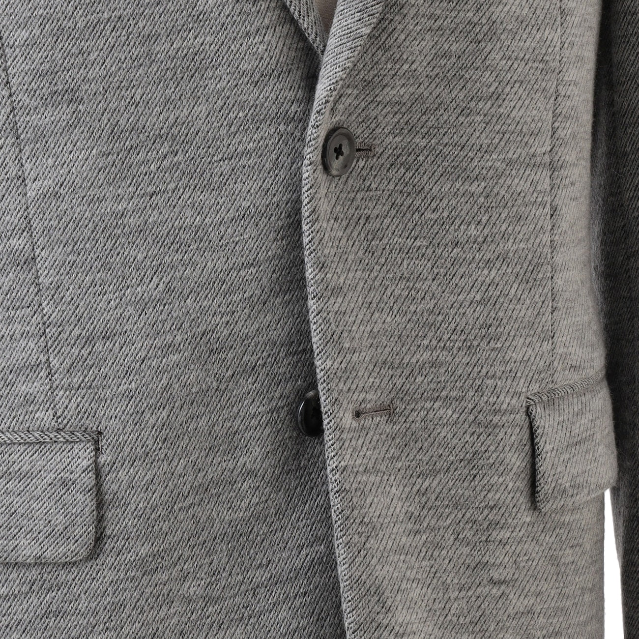 Bishu Japanese Wool混纺 针织外套 - Light灰