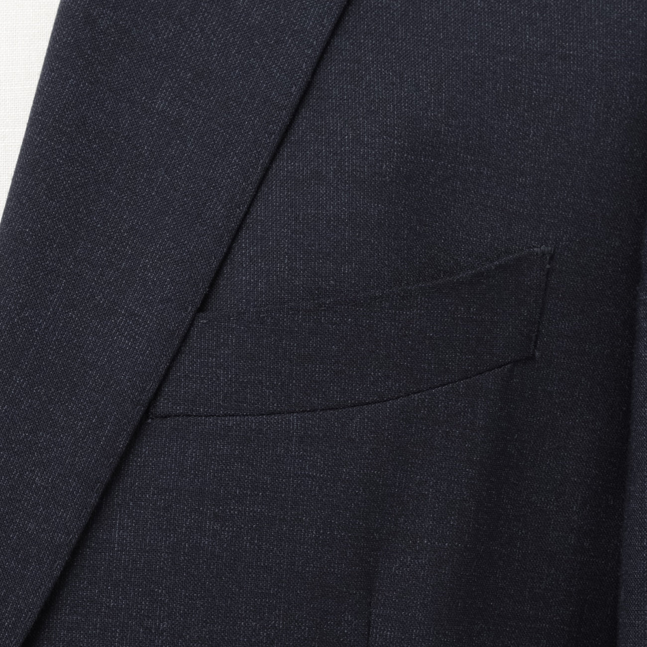 Washable Premium Wool Blend Jacket - Navy_03