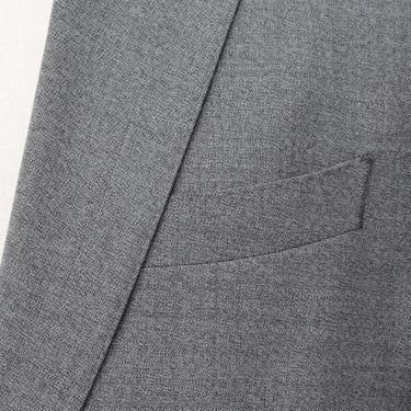 Premium Washable Wool Blend Jacket - Medium Gray_06