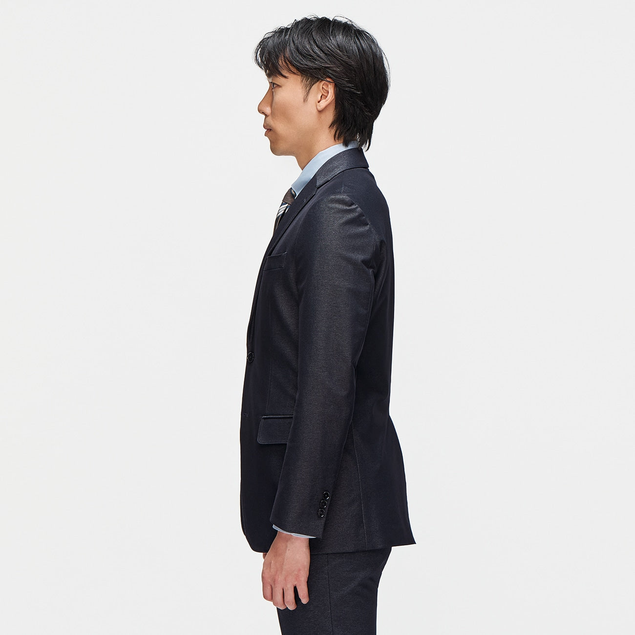 Machine可机洗 Super Stretch Denim-Like外套 -深蓝