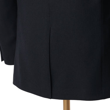 Washable Non-iron Stretch Wool-like Jacket - Navy -12