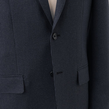 Washable Non-iron Stretch Wool-like Jacket - Navy -06