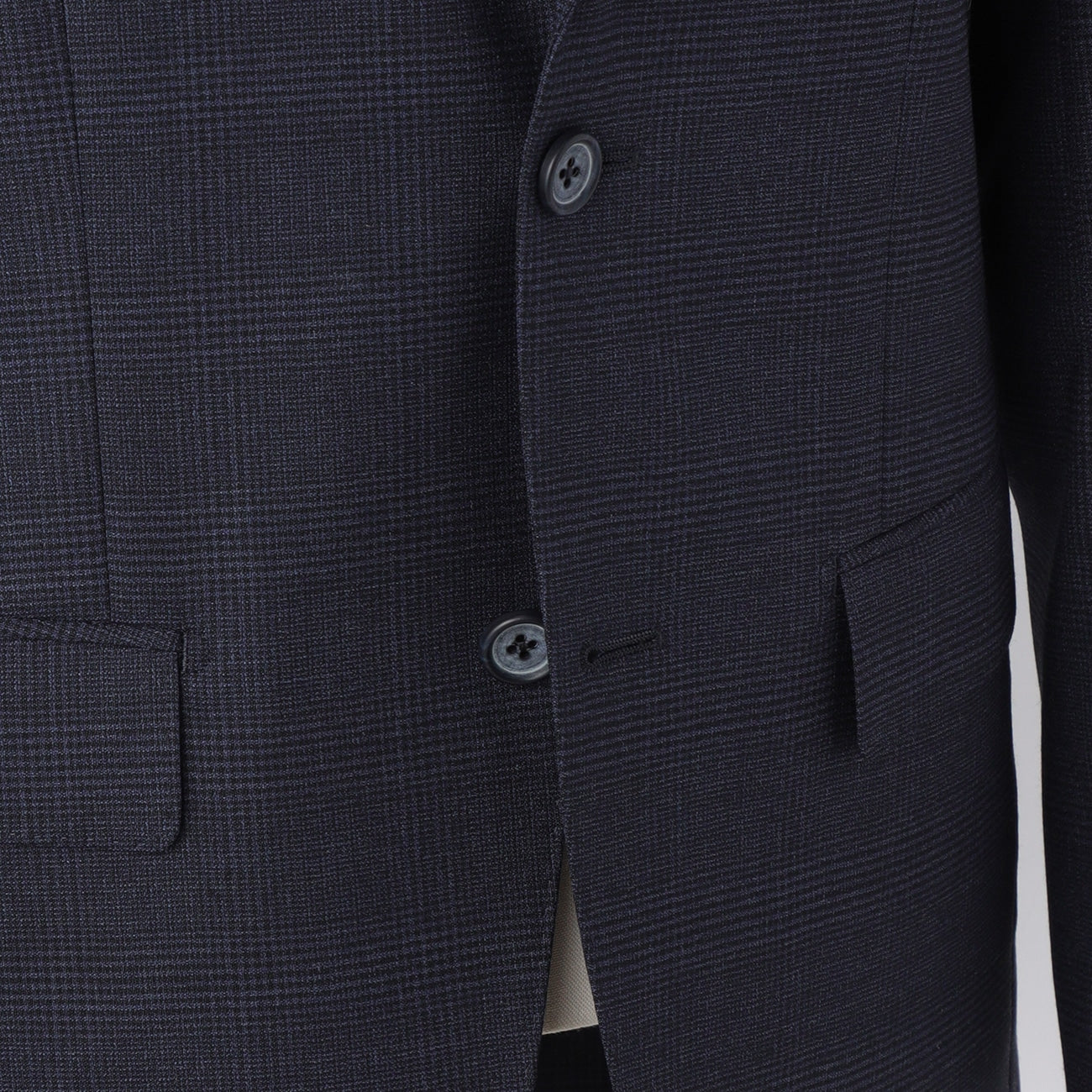 REDA 格纹外套  深蓝