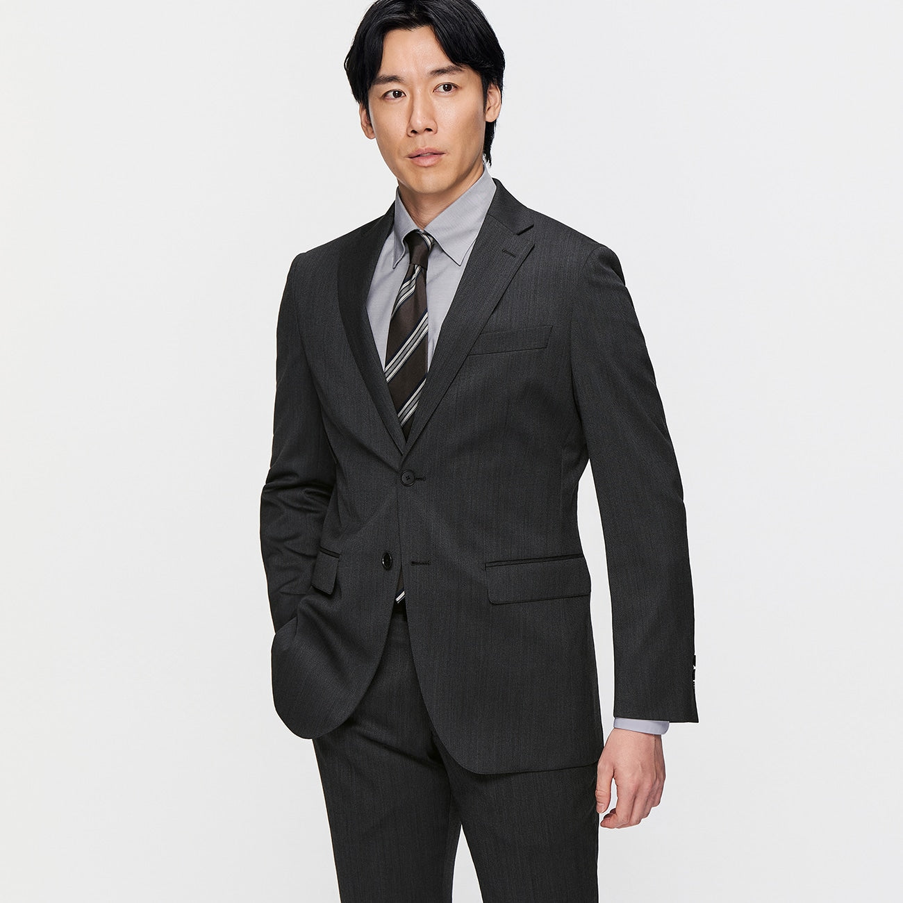 Washable Stretch Wool Blend Jacket_01