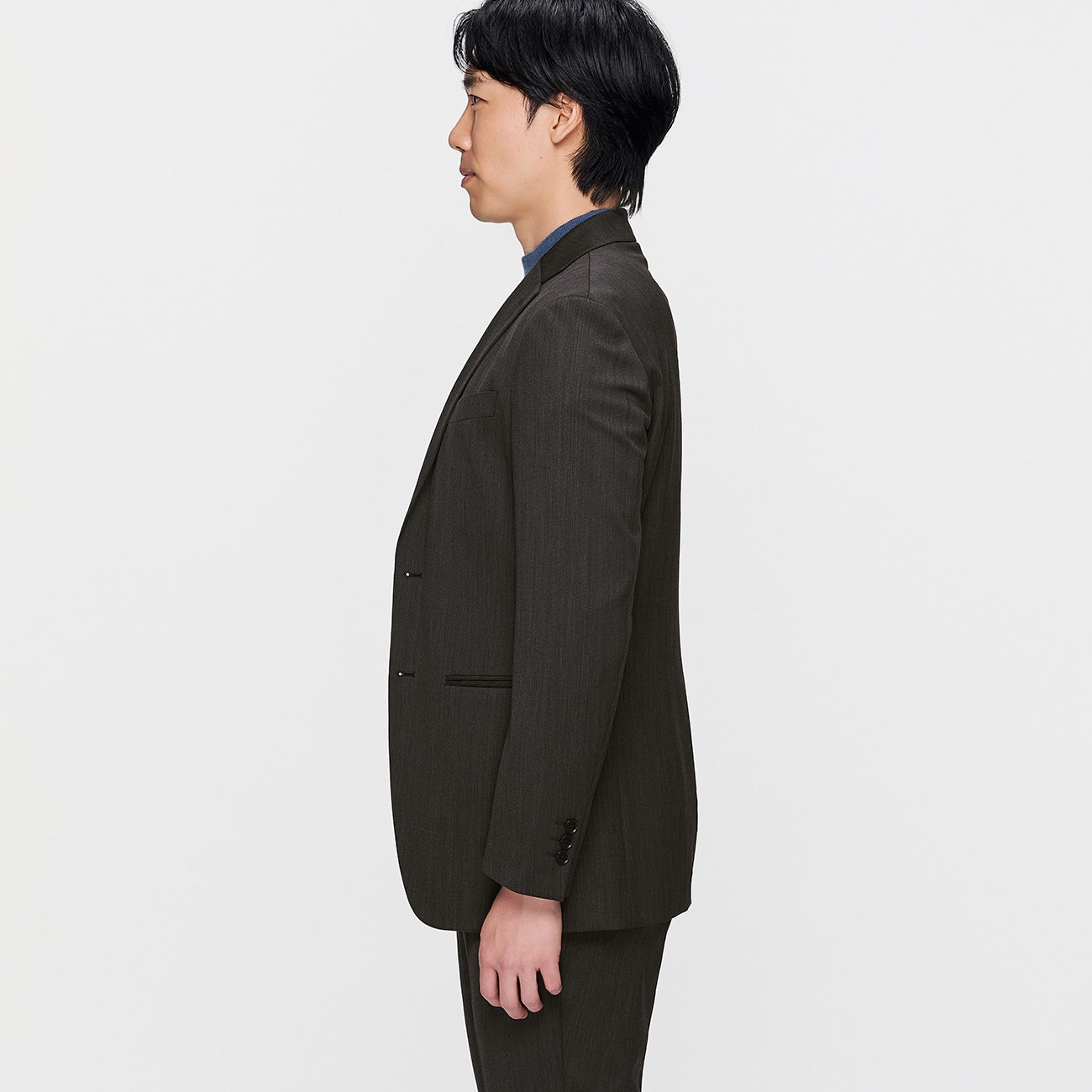 可机洗 羊毛混纺 外套