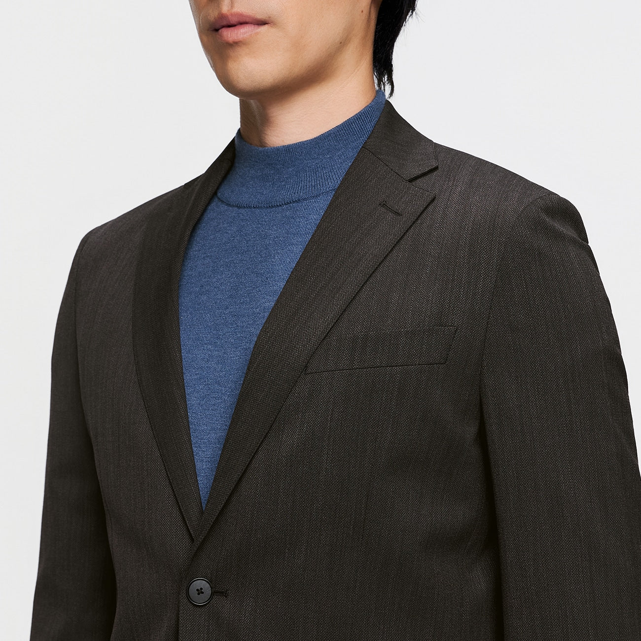 可机洗 羊毛混纺 外套