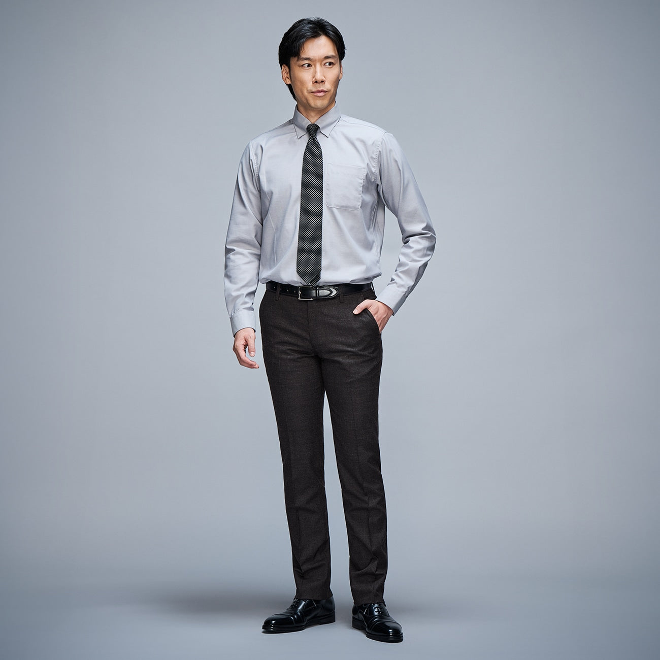 日本制造可机洗 高级羊毛平口裤_02