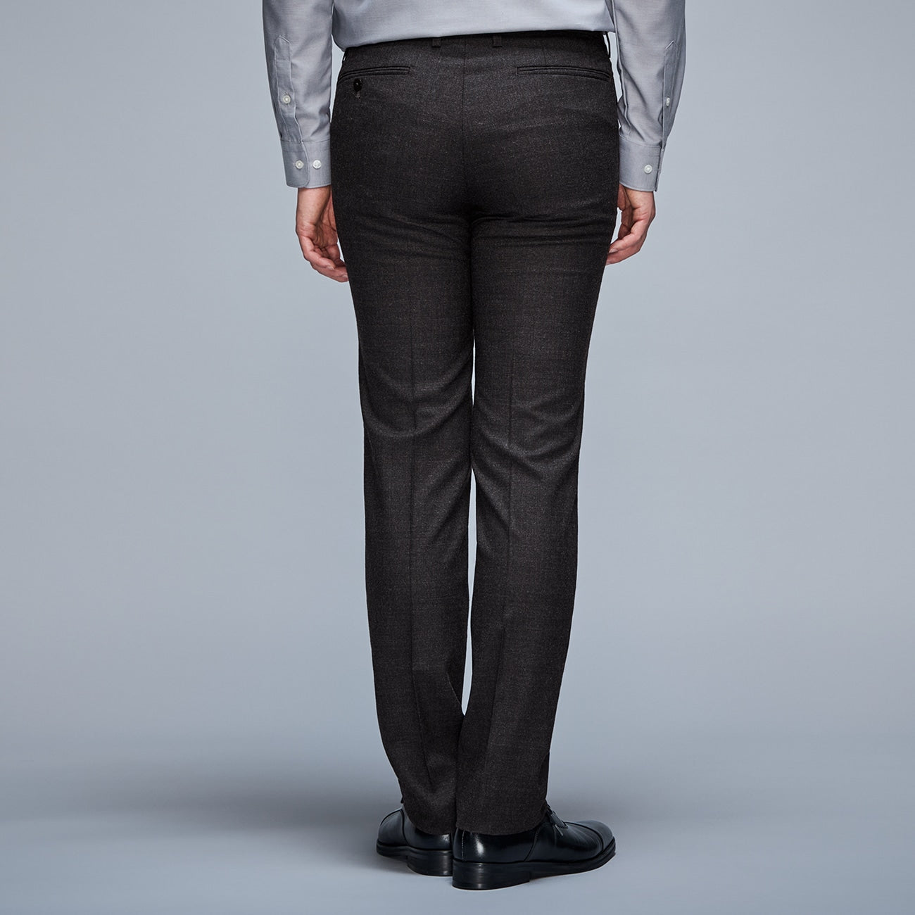 日本制造可机洗 高级羊毛平口裤_05