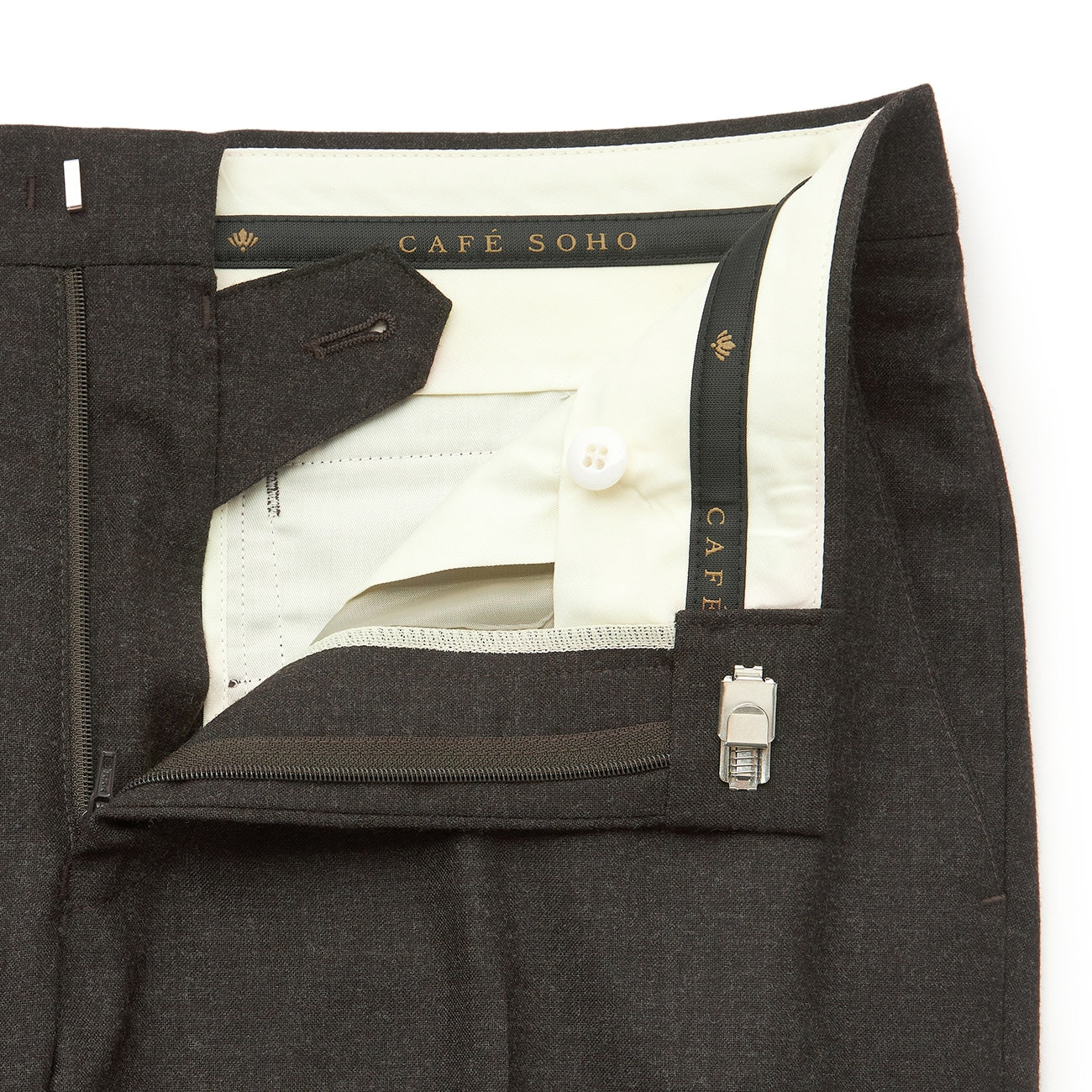 日本制造可机洗 高级羊毛平口裤_10