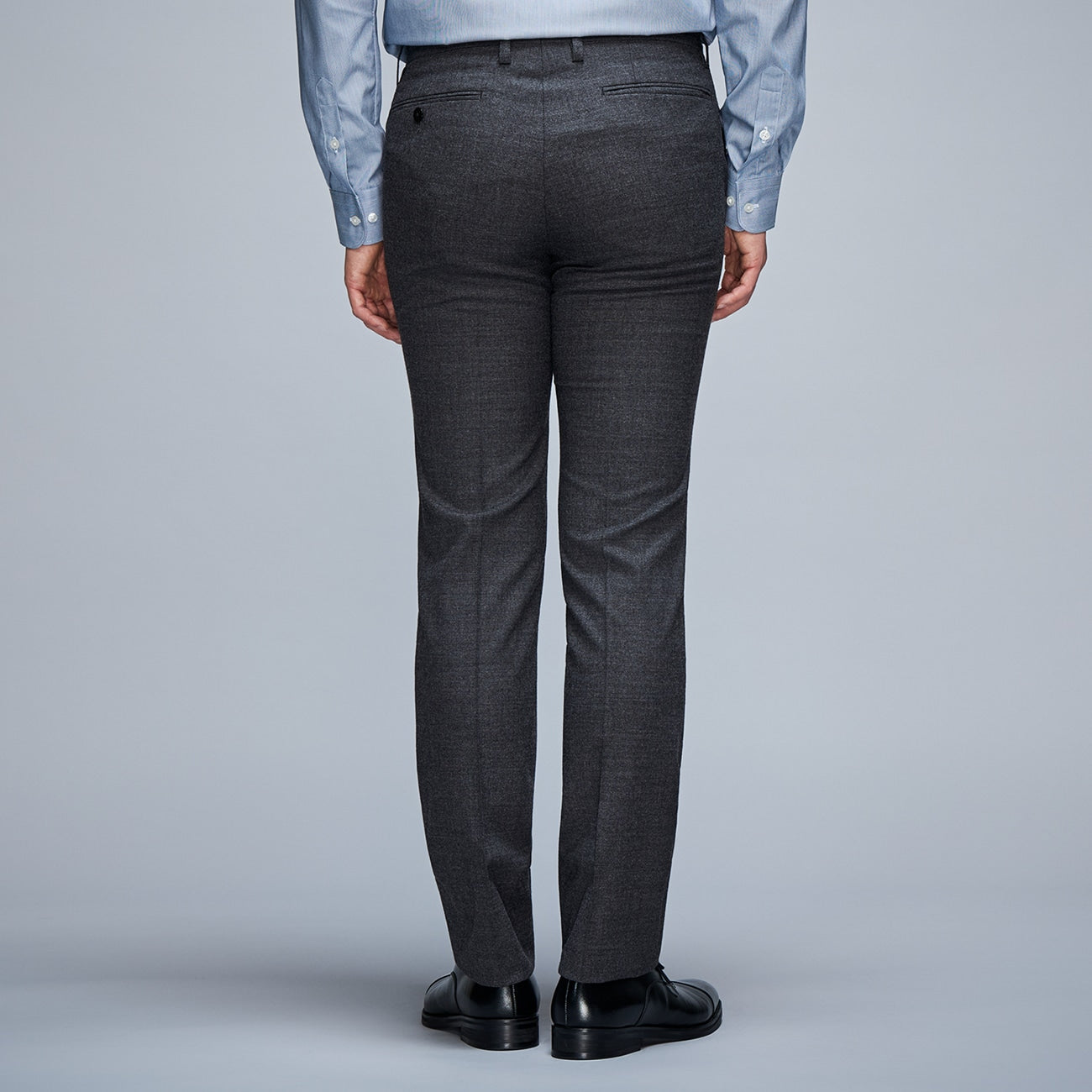 日本制造可机洗 高级羊毛平口裤_18