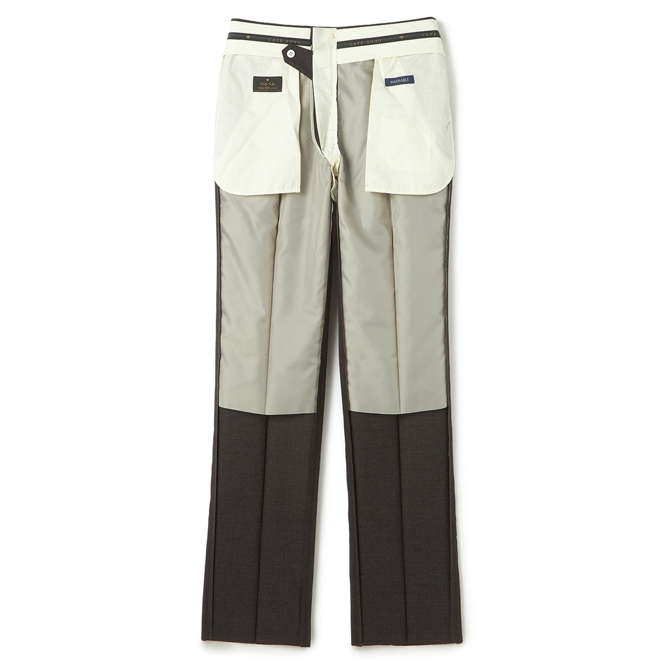 日本制造可机洗 高级羊毛单褶裤_06