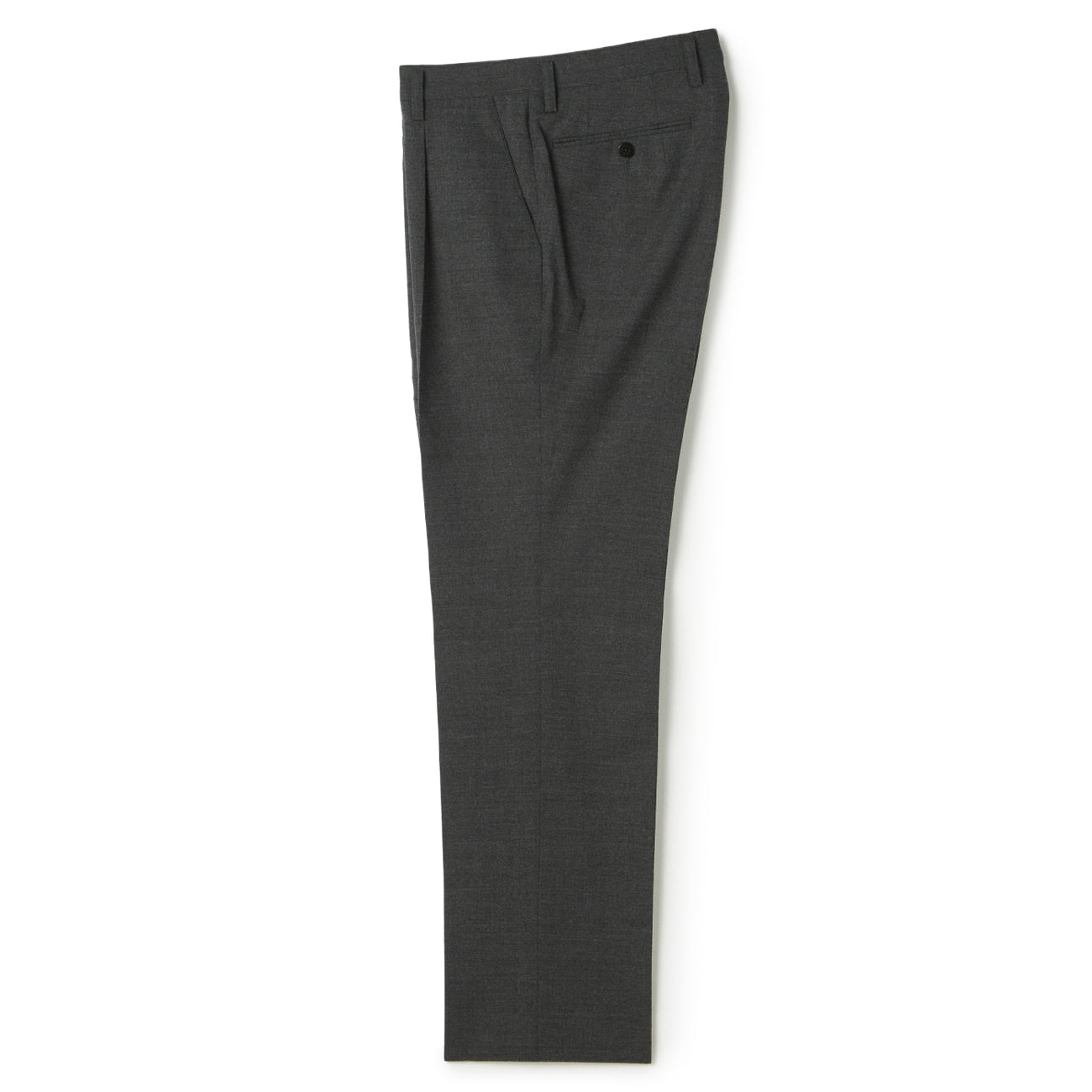 日本制造可机洗 高级羊毛单褶裤_09