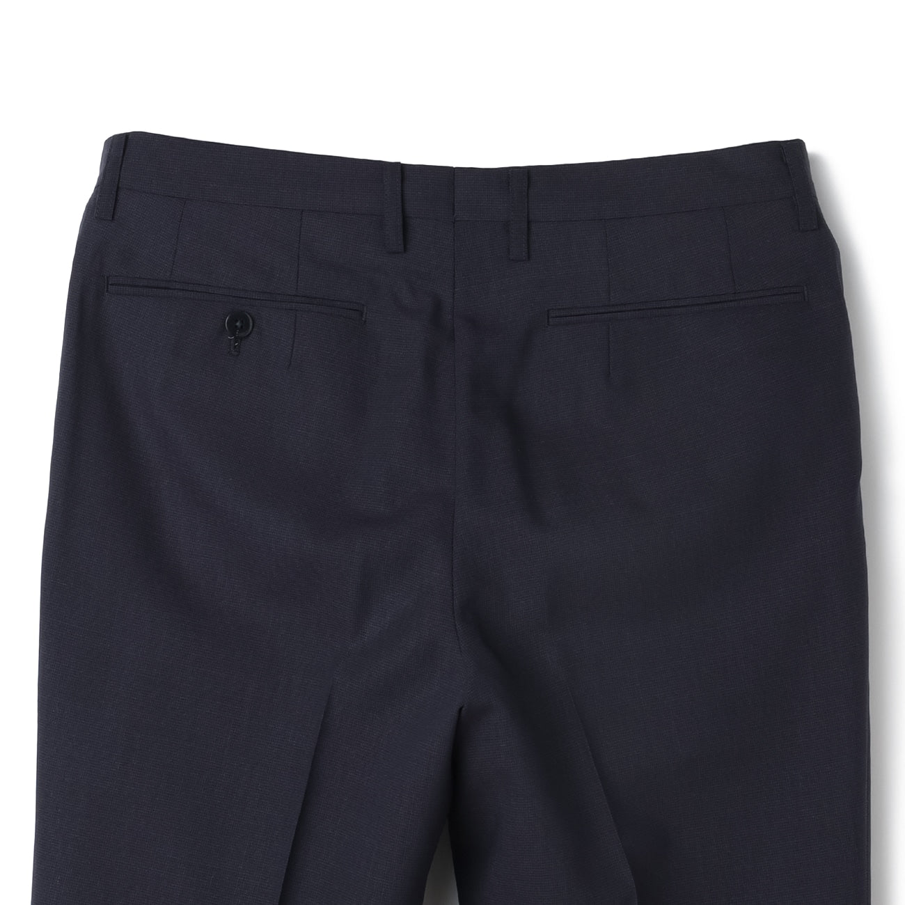 Aircool Japan Made Washable Blend Single-pleated Pants - Navy_04