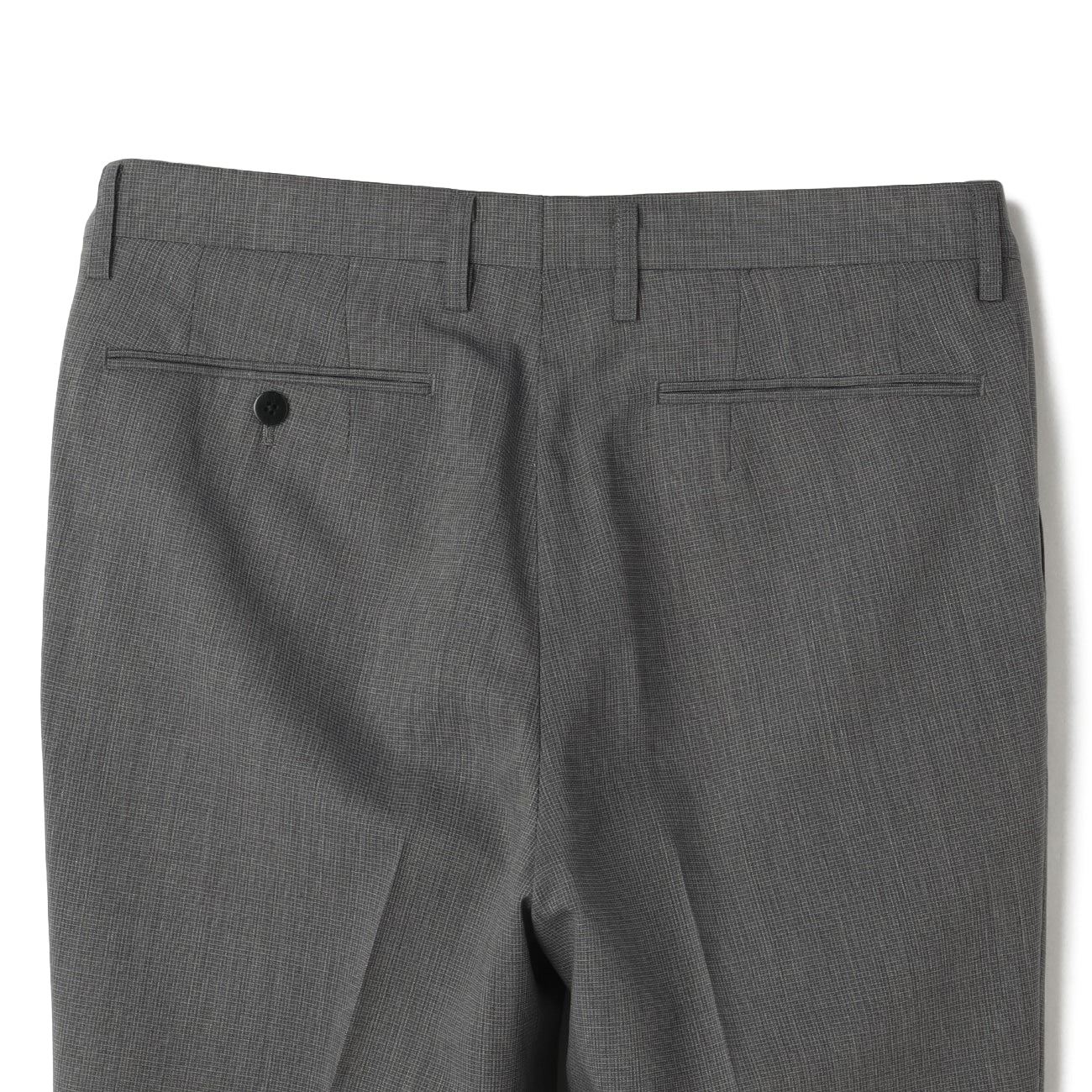 Aircool Japan Made Washable Blend Single-pleated Pants - Gray_04