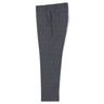 Washable Non-iron Tapered Windowpane Dress Pants - Medium Gray_01