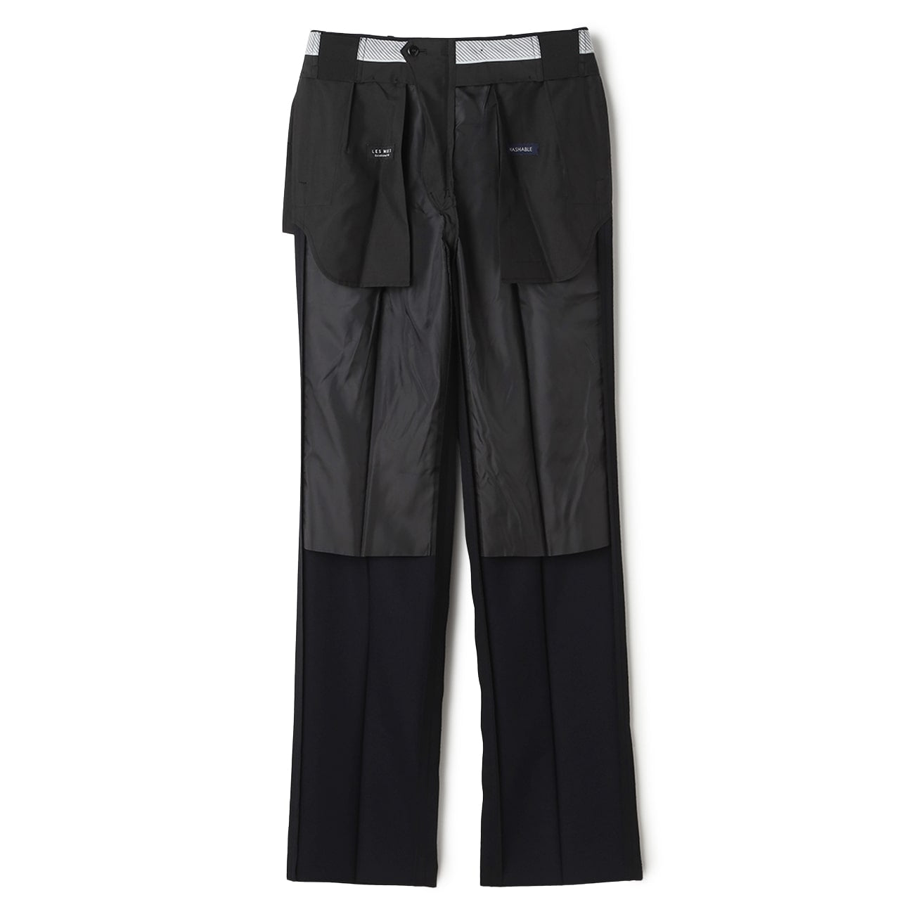 可机洗 精纺羊毛混纺 裤_06