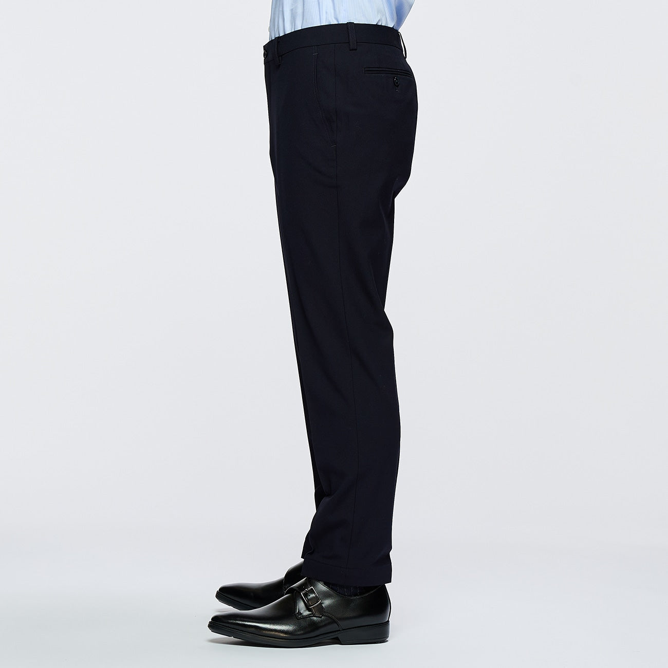 可调节下摆弹力锥形连衣裤_06