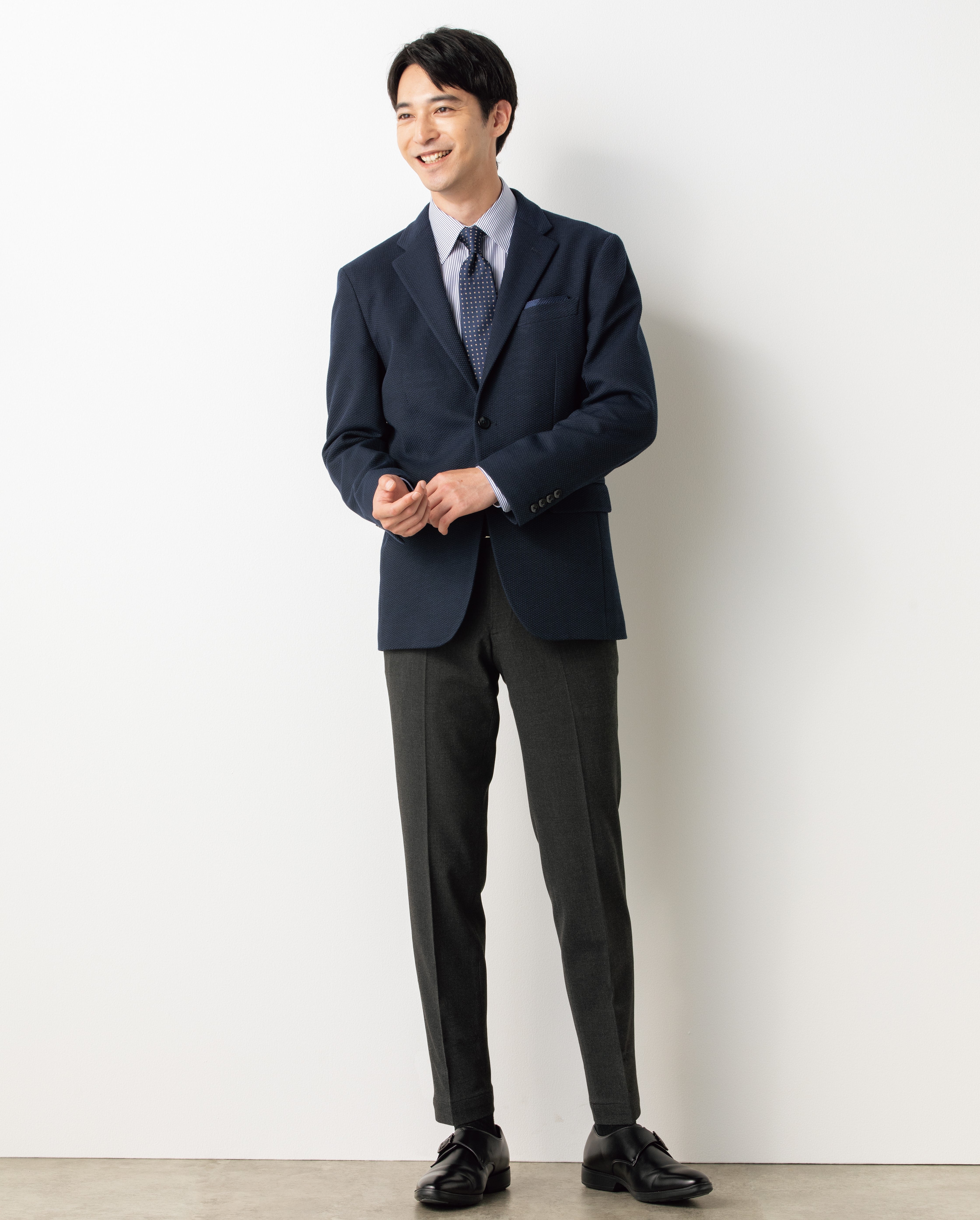 可调节下摆弹力锥形连衣裤_17