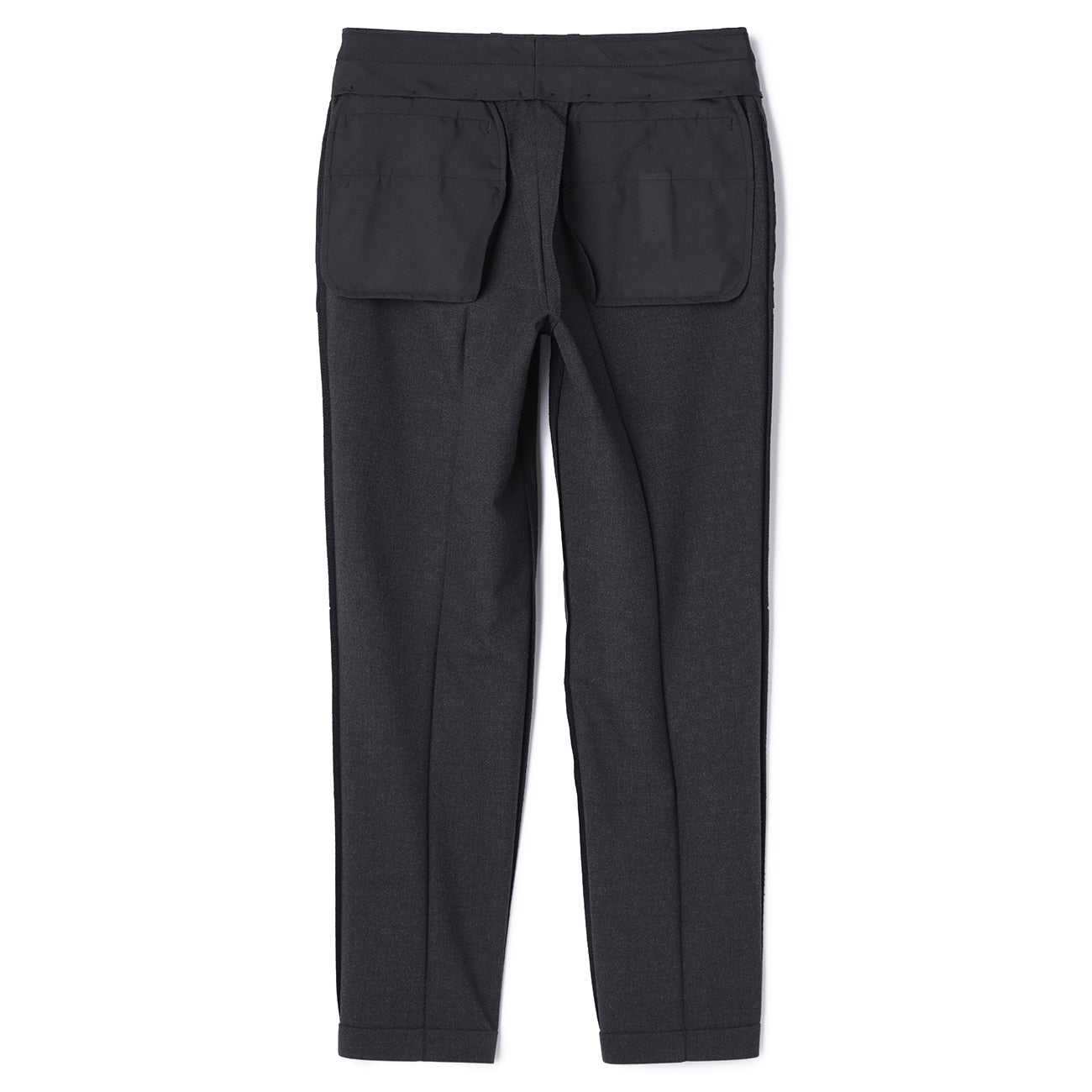 可调节下摆弹力锥形连衣裤_24