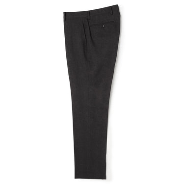 Washable Non-iron Stretch Wool-like Tapered Pants - Mid Gray -03