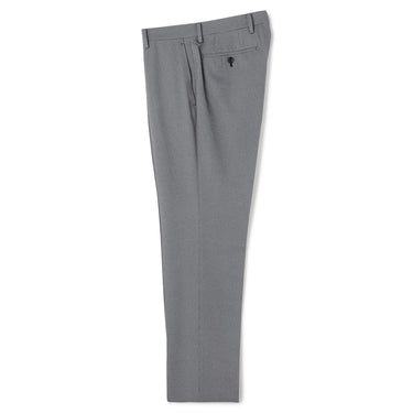 Washable Non-iron Stretch Wool-like Tapered Pants - Gray -07