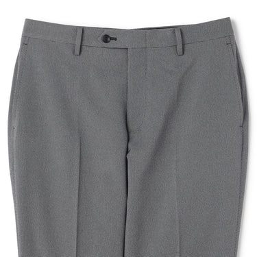 Washable Non-iron Stretch Wool-like Tapered Pants - Gray -09