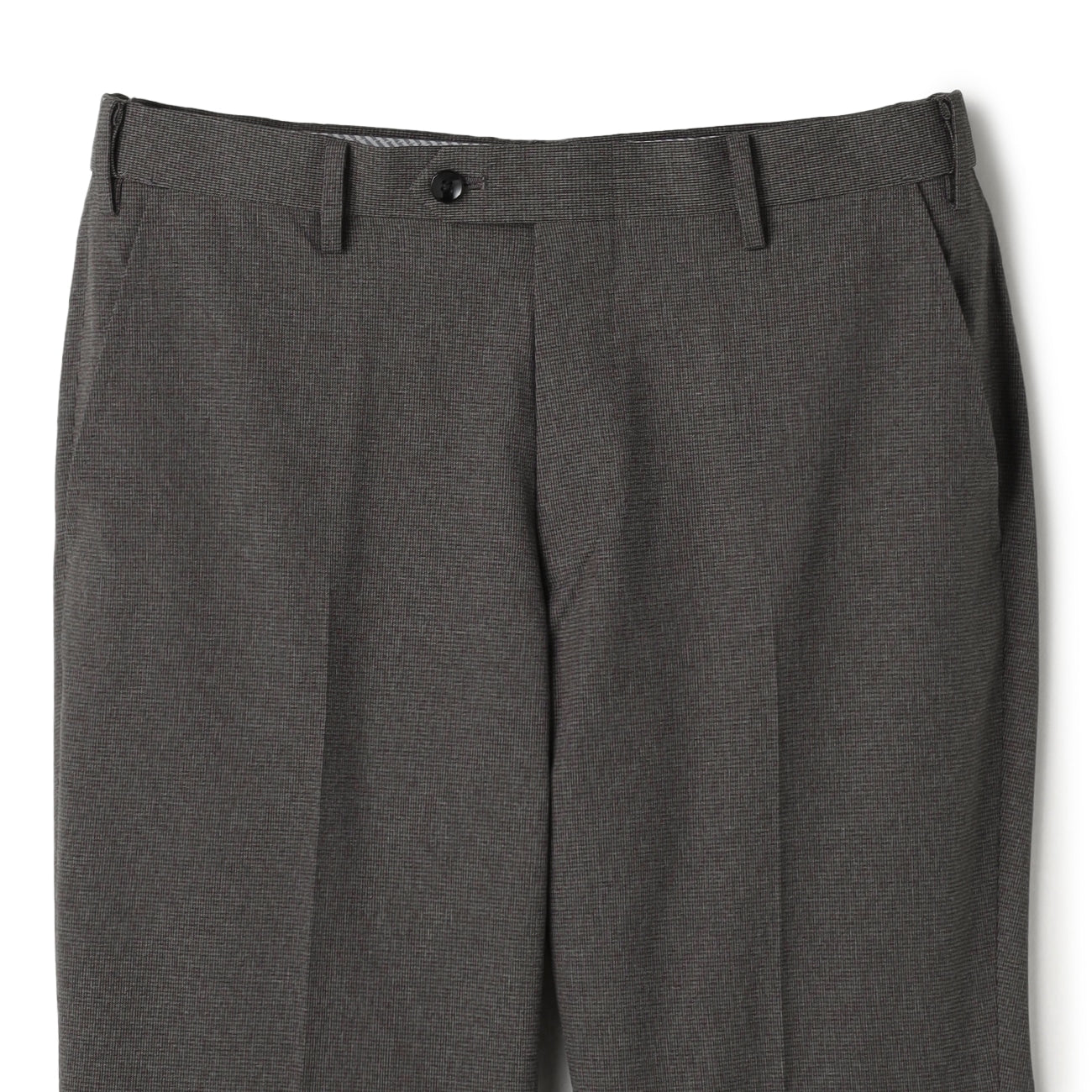 可水洗免熨烫 Tapared Houndtooth Pants -灰