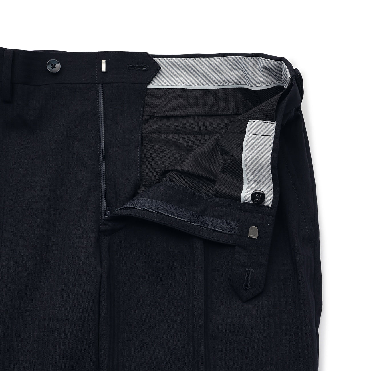 Aircool 可水洗 免熨烫 Mesh阴影 Stripe Tapered Pants_05