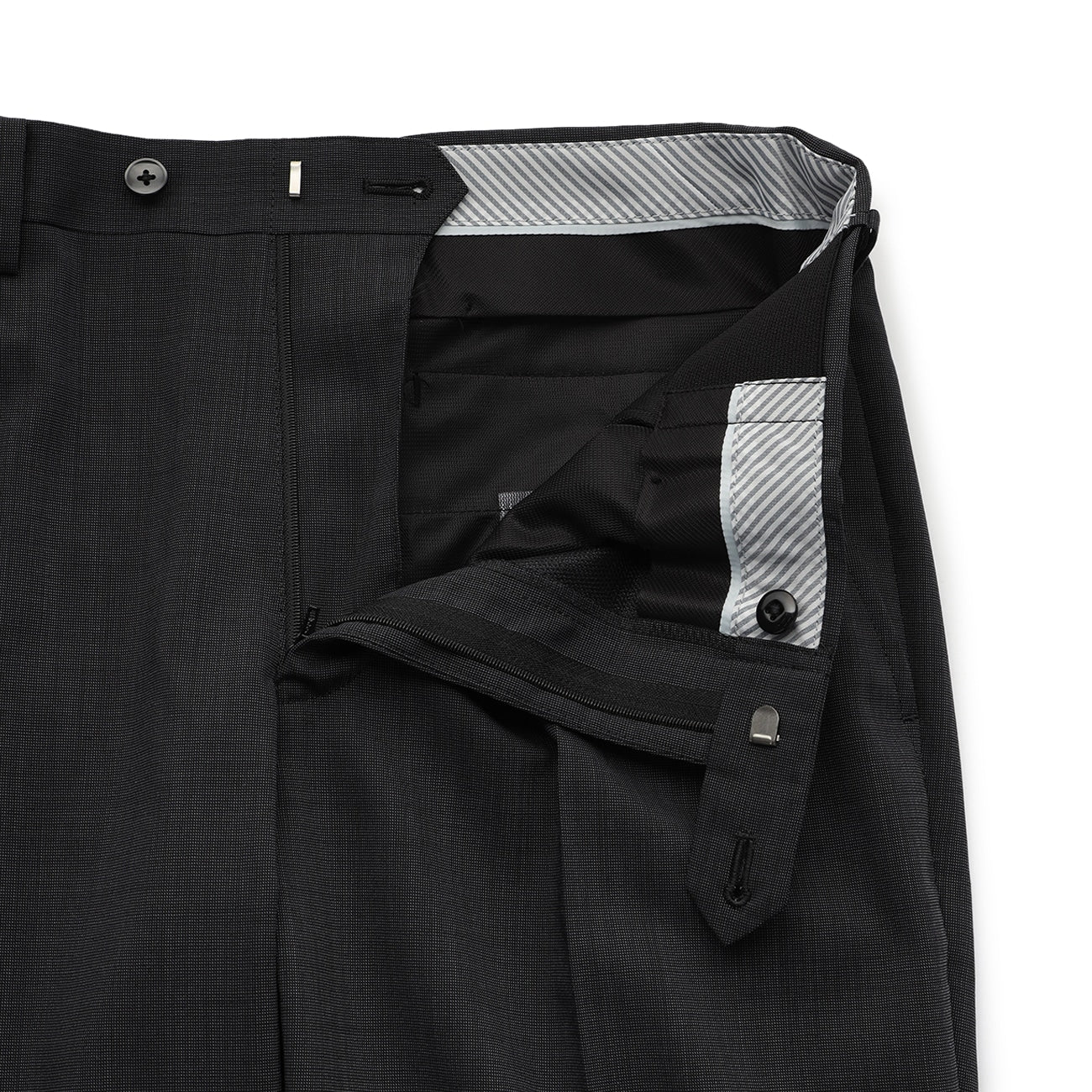 Aircool 可水洗 免熨烫 Mesh Woven Pattern Tapered Pants_05