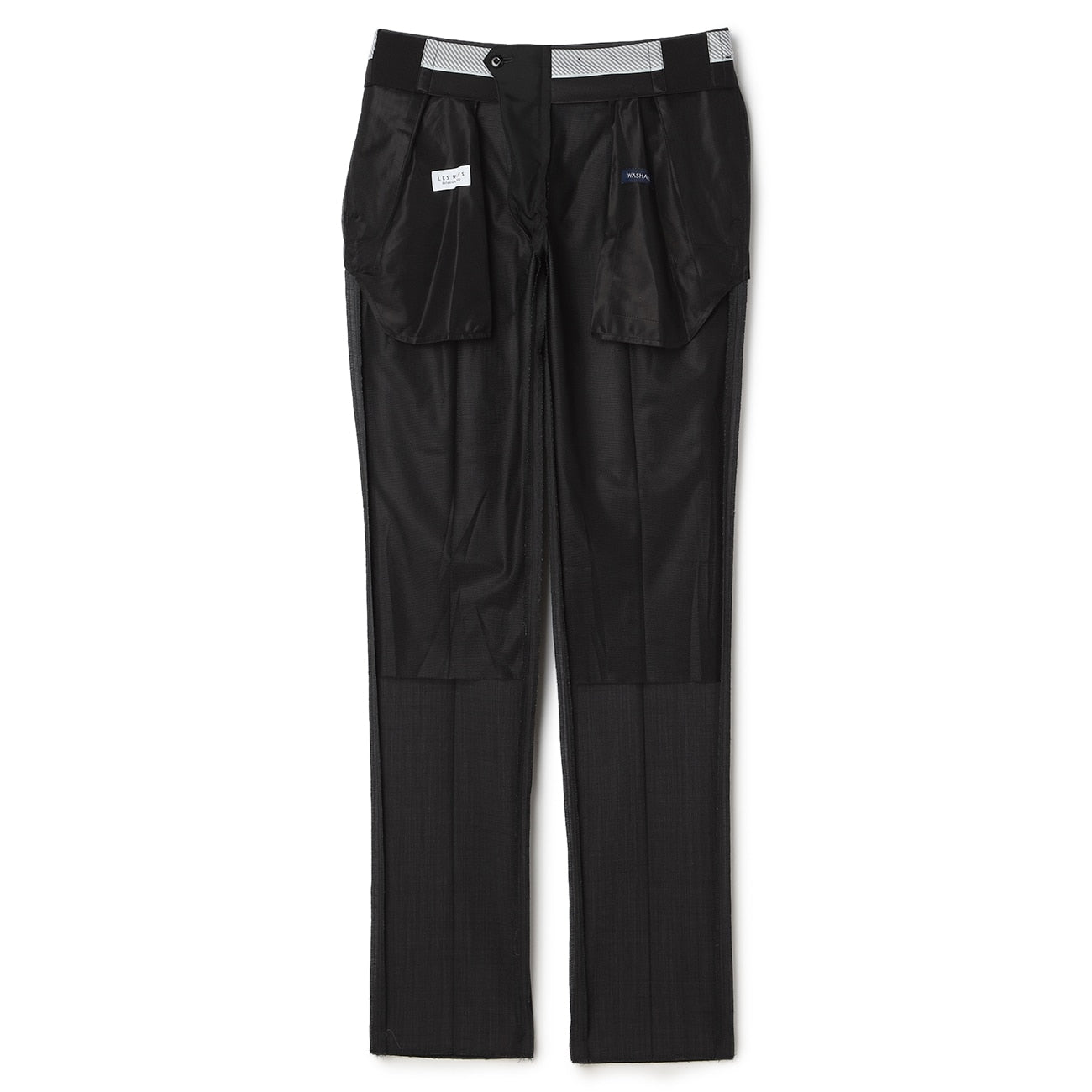 Aircool 可水洗 免熨烫 Mesh Woven Pattern Tapered Pants_06