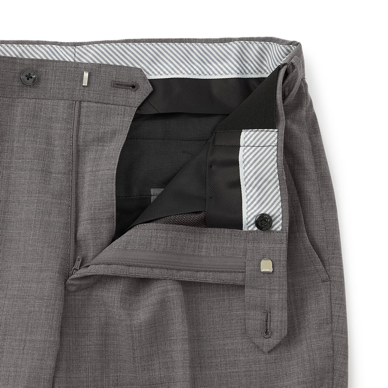 Aircool 可水洗 免熨烫 Mesh Woven Pattern Tapered Pants_14
