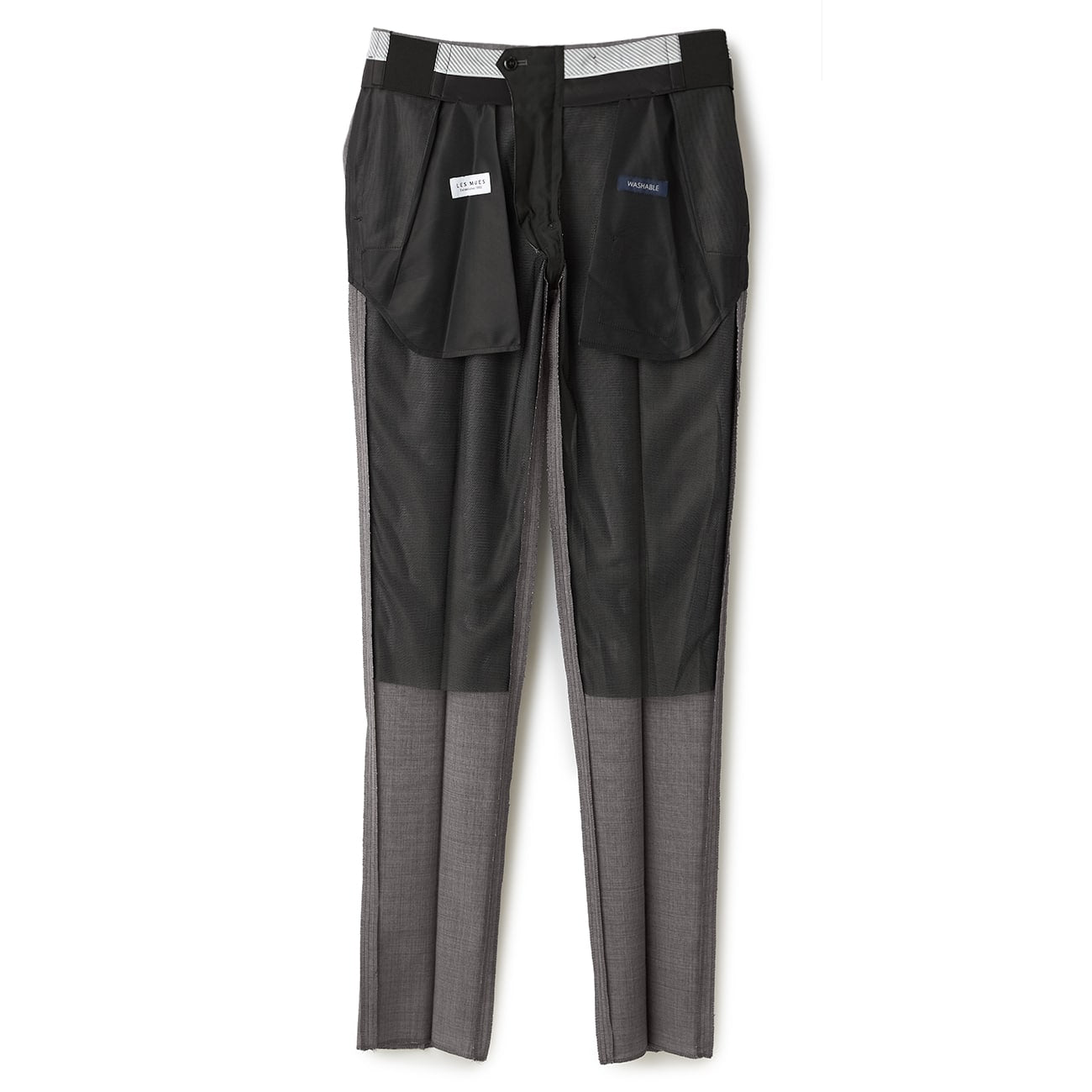 Aircool 可水洗 免熨烫 Mesh Woven Pattern Tapered Pants_15