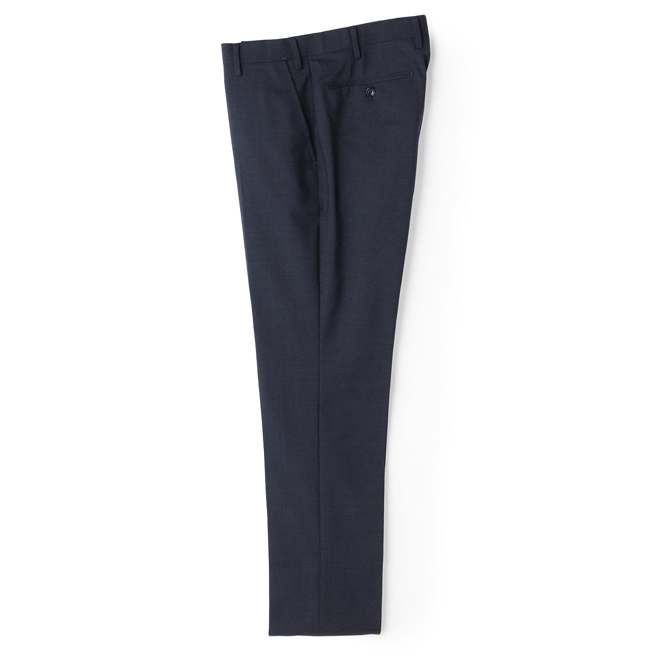 Washable Premium Wool Tapered pants - Navy_01