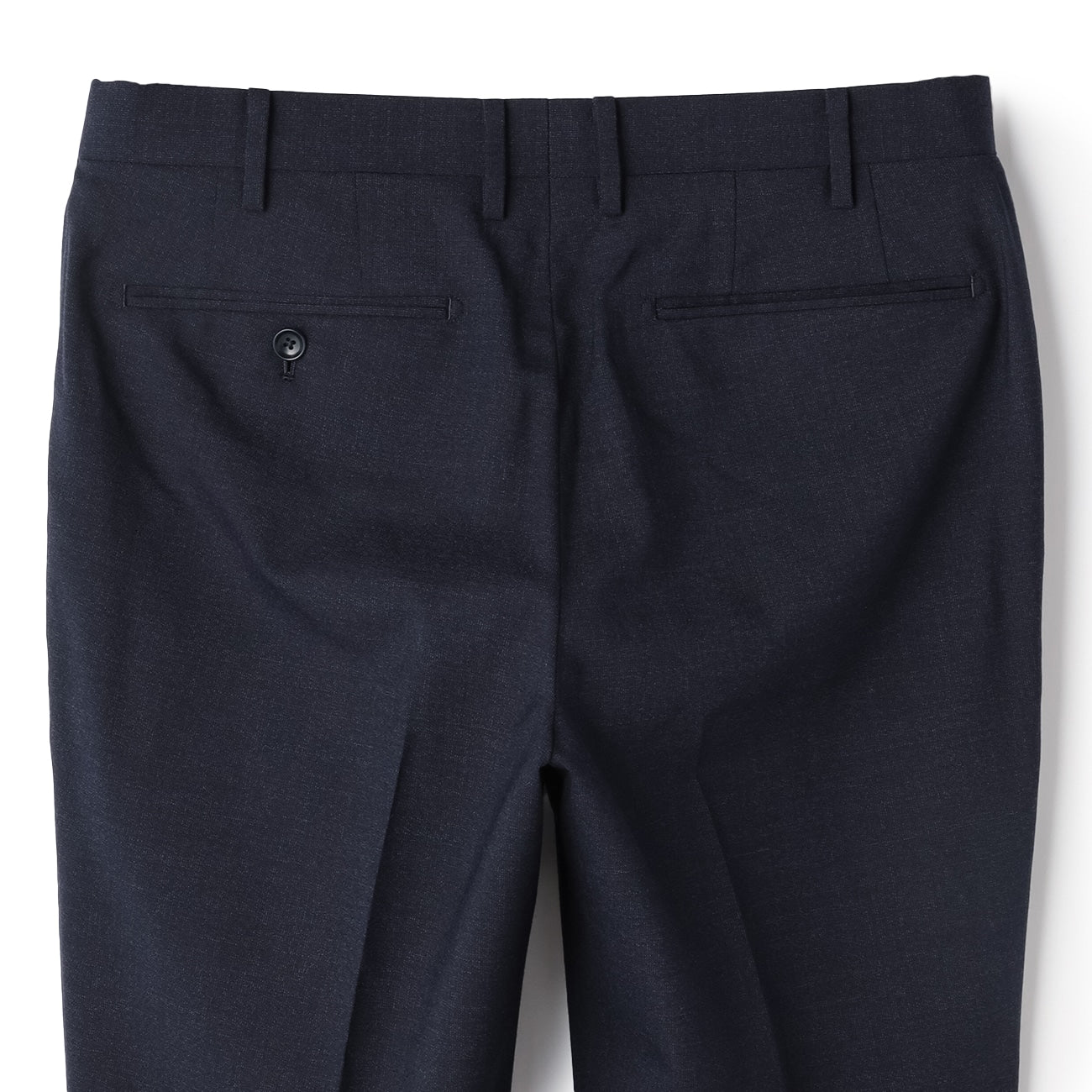 Washable Premium Wool Tapered pants - Navy_04