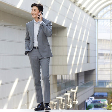 Premium Washable Wool Blend Pants - Medium Gray_03