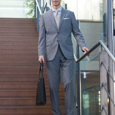 Premium Washable Wool Blend Pants - Medium Gray_04