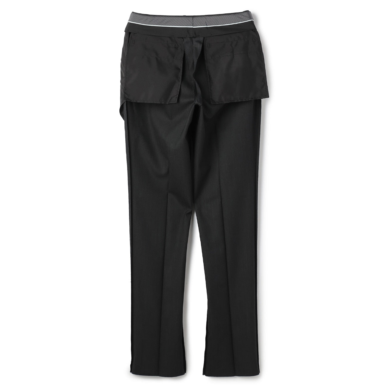 可機洗 彈性混紡 羊毛混紡 長褲_13