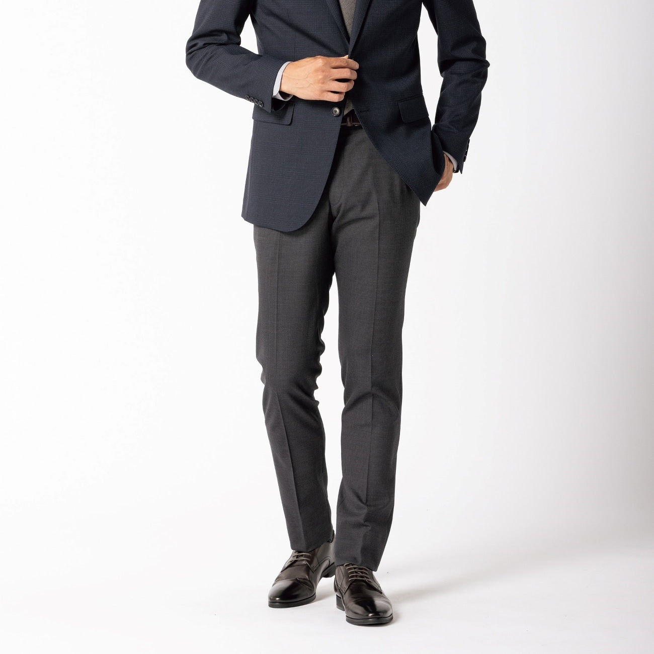 可機洗 超彈性混紡 羊毛混紡 長褲_23