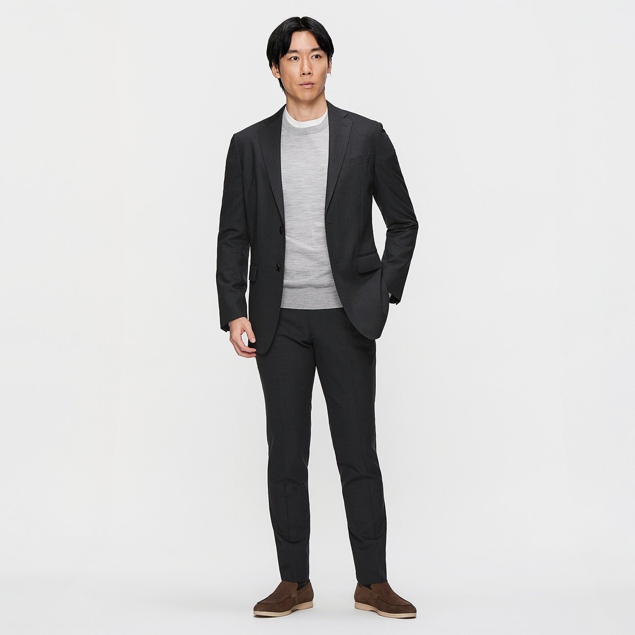 可機洗 超彈性混紡 羊毛混紡 長褲_19