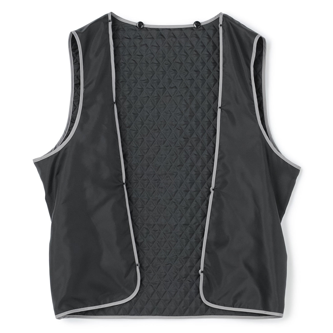 保暖拨水弹力防风翻立领 大衣 - 黑色_15