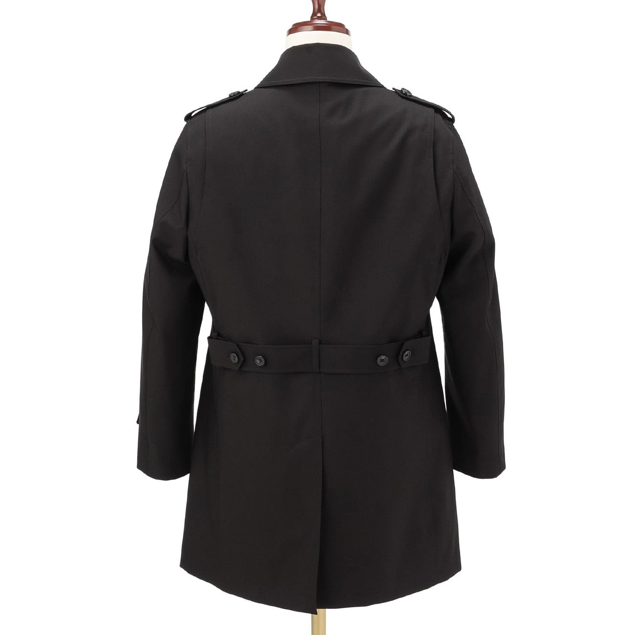 保暖防水弹力防风风衣 - 黑色_08