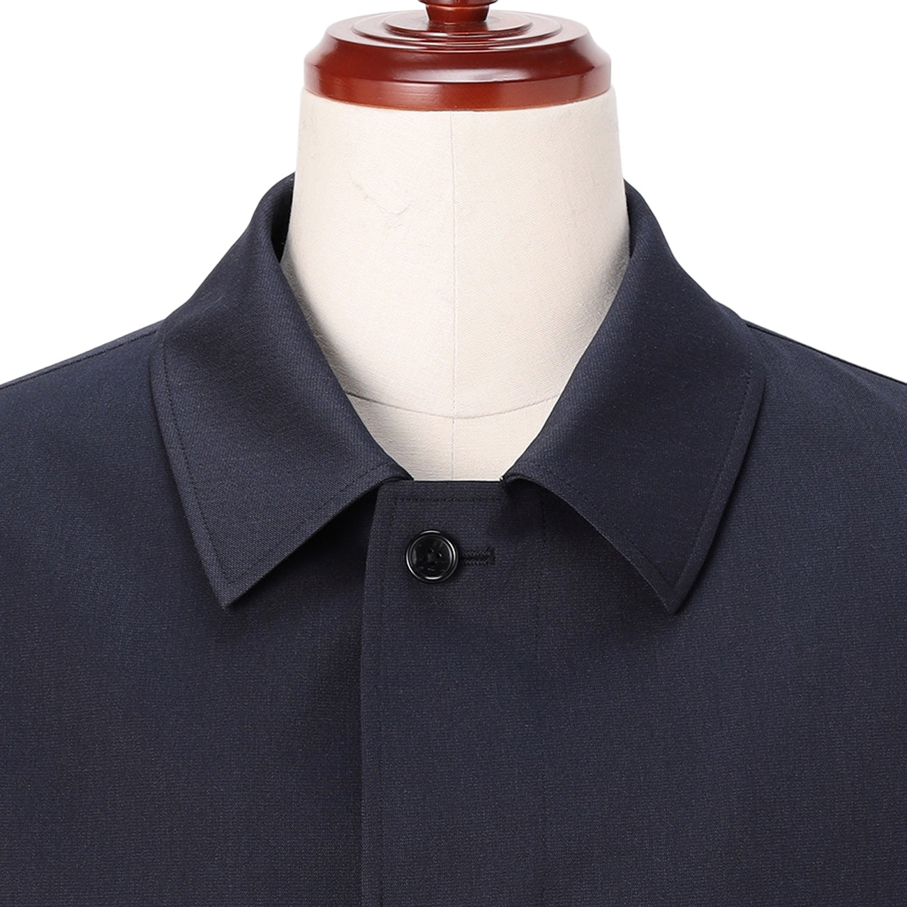 暖色调翻立领 大衣_06