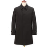 Stretch Black Balmacaan Coat_01