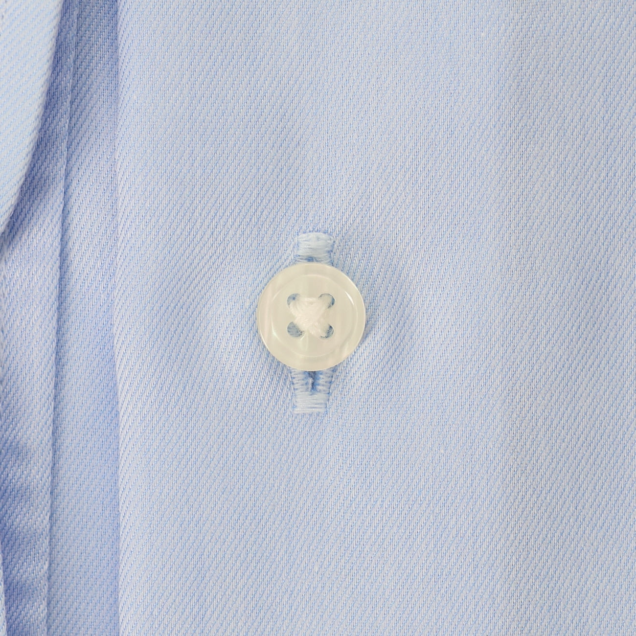 HITOYOSHI Non-iron Cotton Spread Collar Shirt - Blue_02