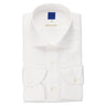 HITOYOSHI Japanese-Made Non-iron Cotton Spread Collar Shirt - White_01