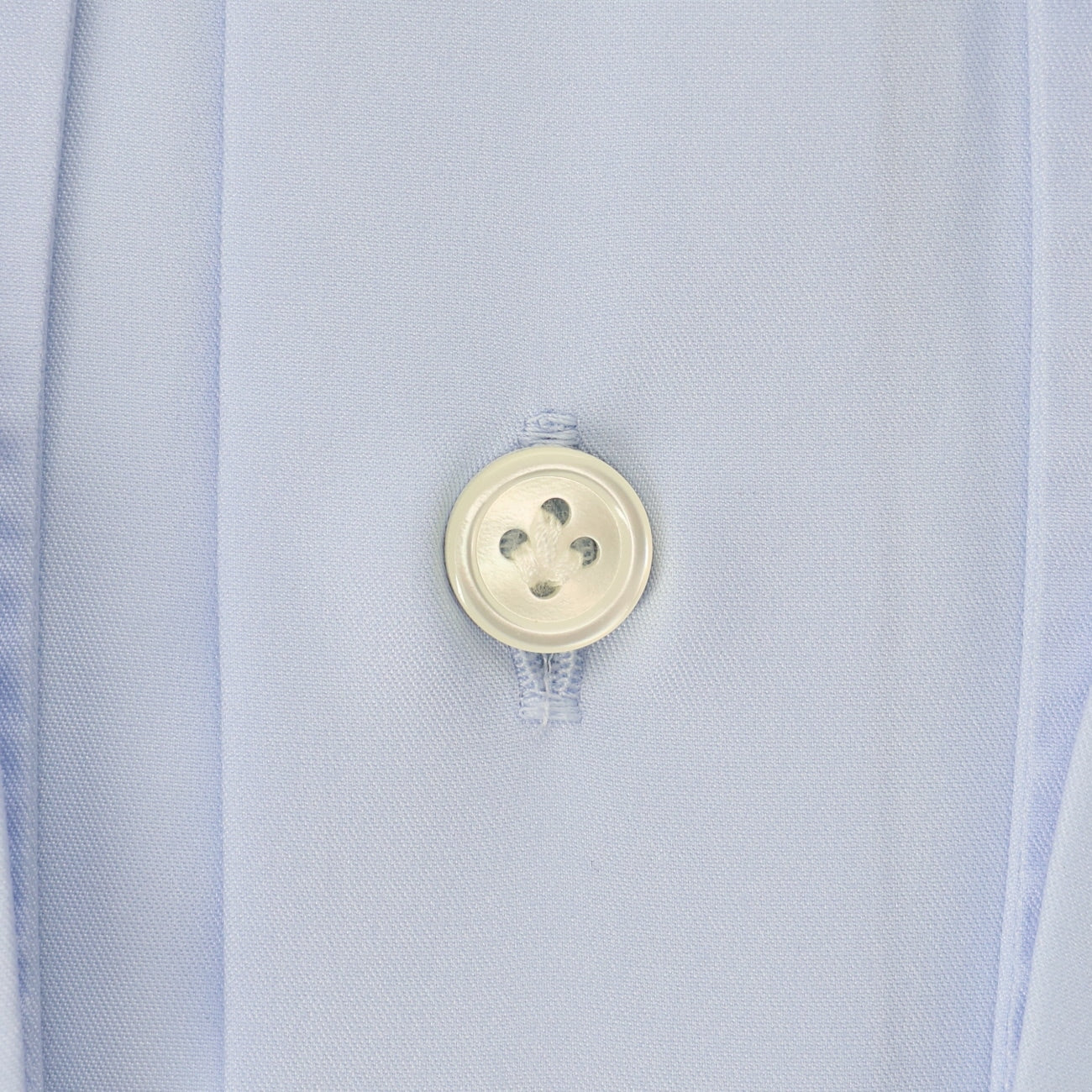 HITOYOSHI Japanese-Made Non-iron Cotton Spread Collar Shirt - Blue_02